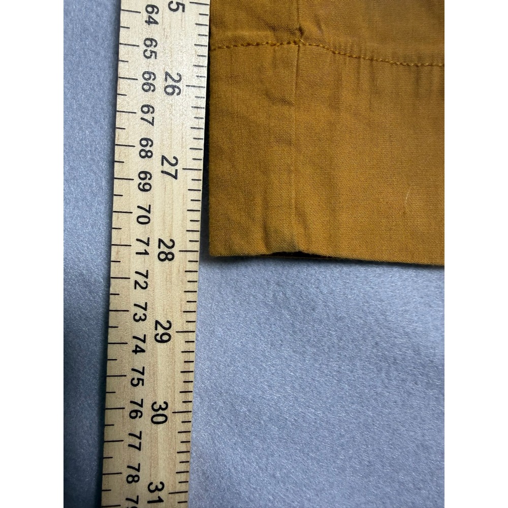 Maeve Anthropologie The Colette Wide Leg Pants Mustard Yellow 24T High Rise Tall - Picture 5 of 6